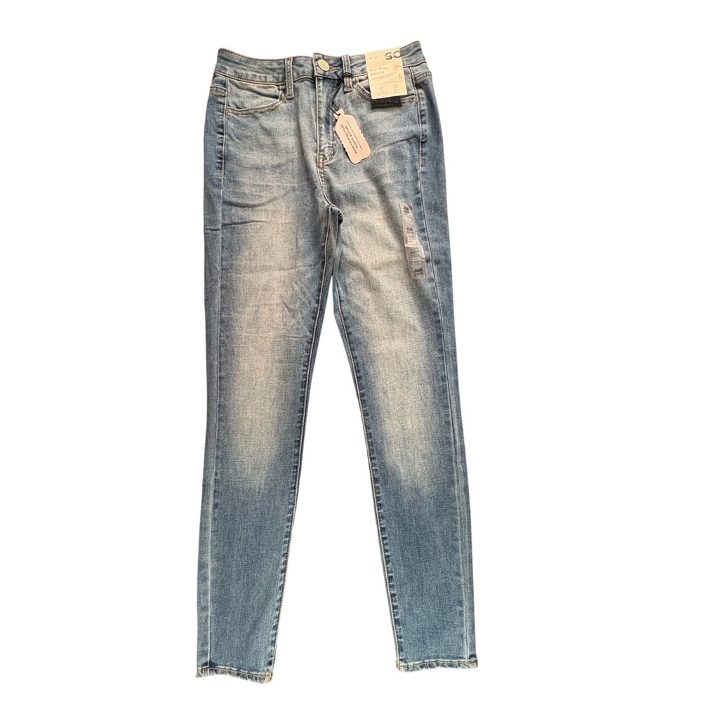 SO High Rise Jegging Womens 5/27W Blue New Superstretch Skinny Denim Jeans
